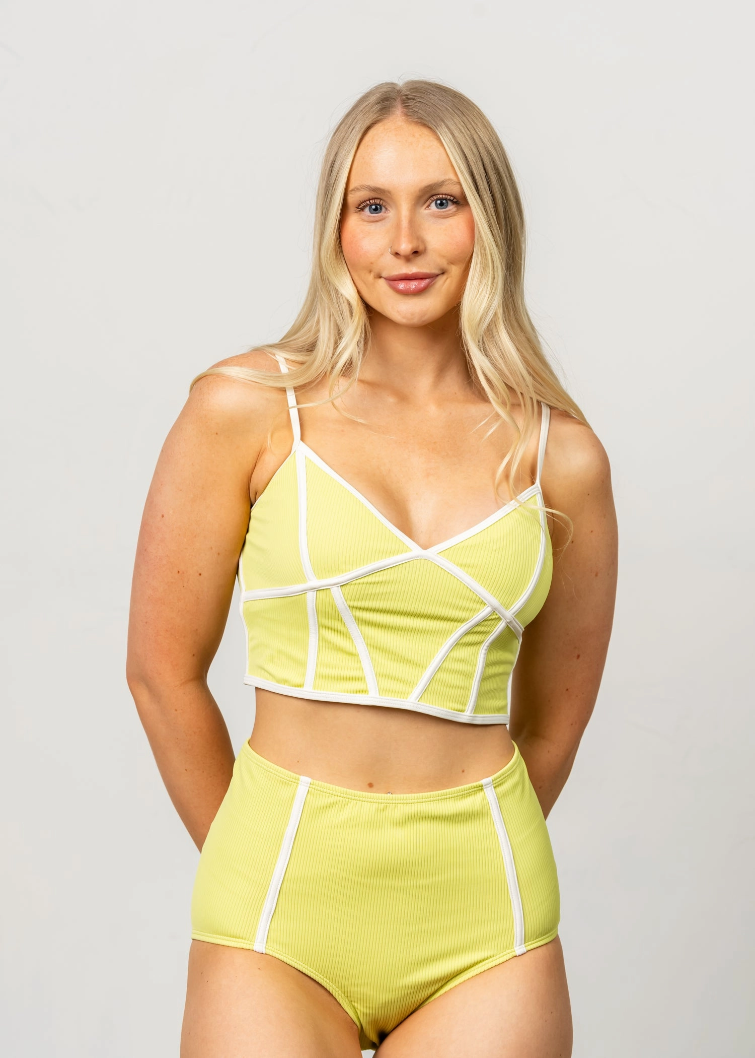 Ribbed Limelight | Lined Up Top