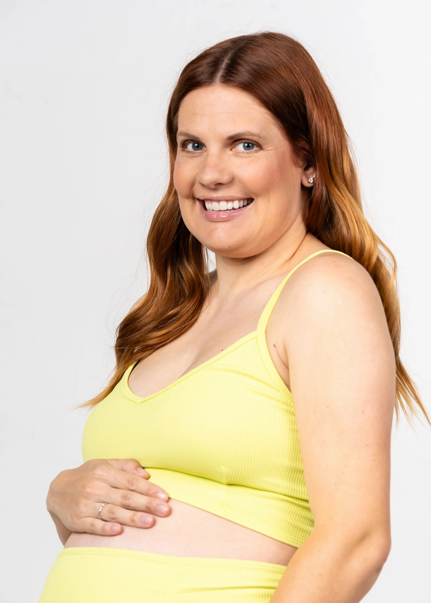 Ribbed Limelight | Maternity Bottoms