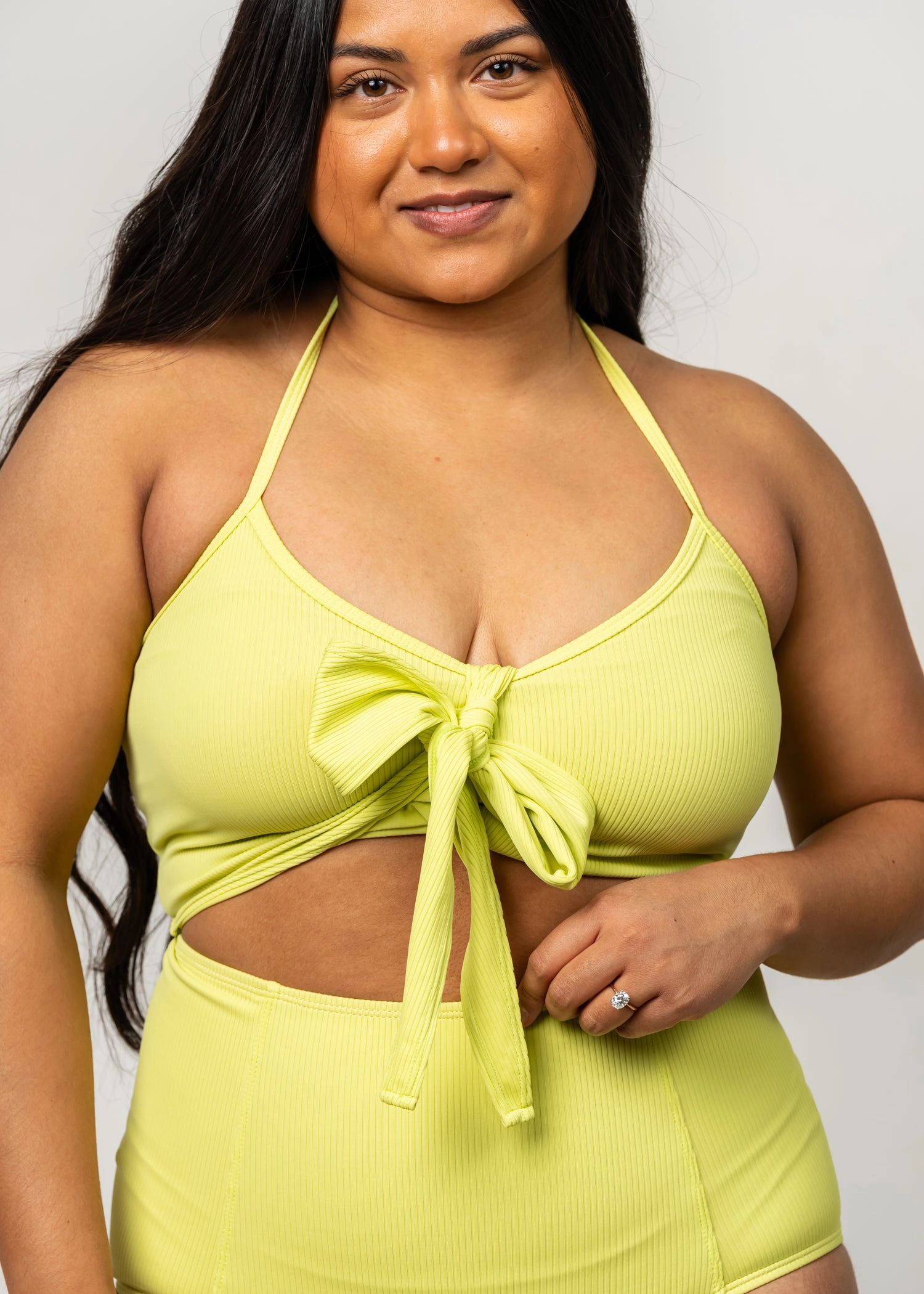 Ribbed Limelight | Tied-Up Top