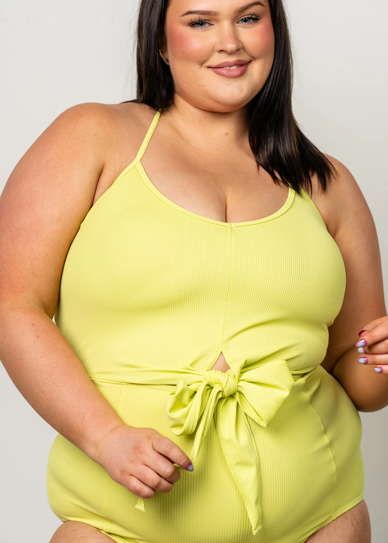 Ribbed Limelight | Tied-Up Top