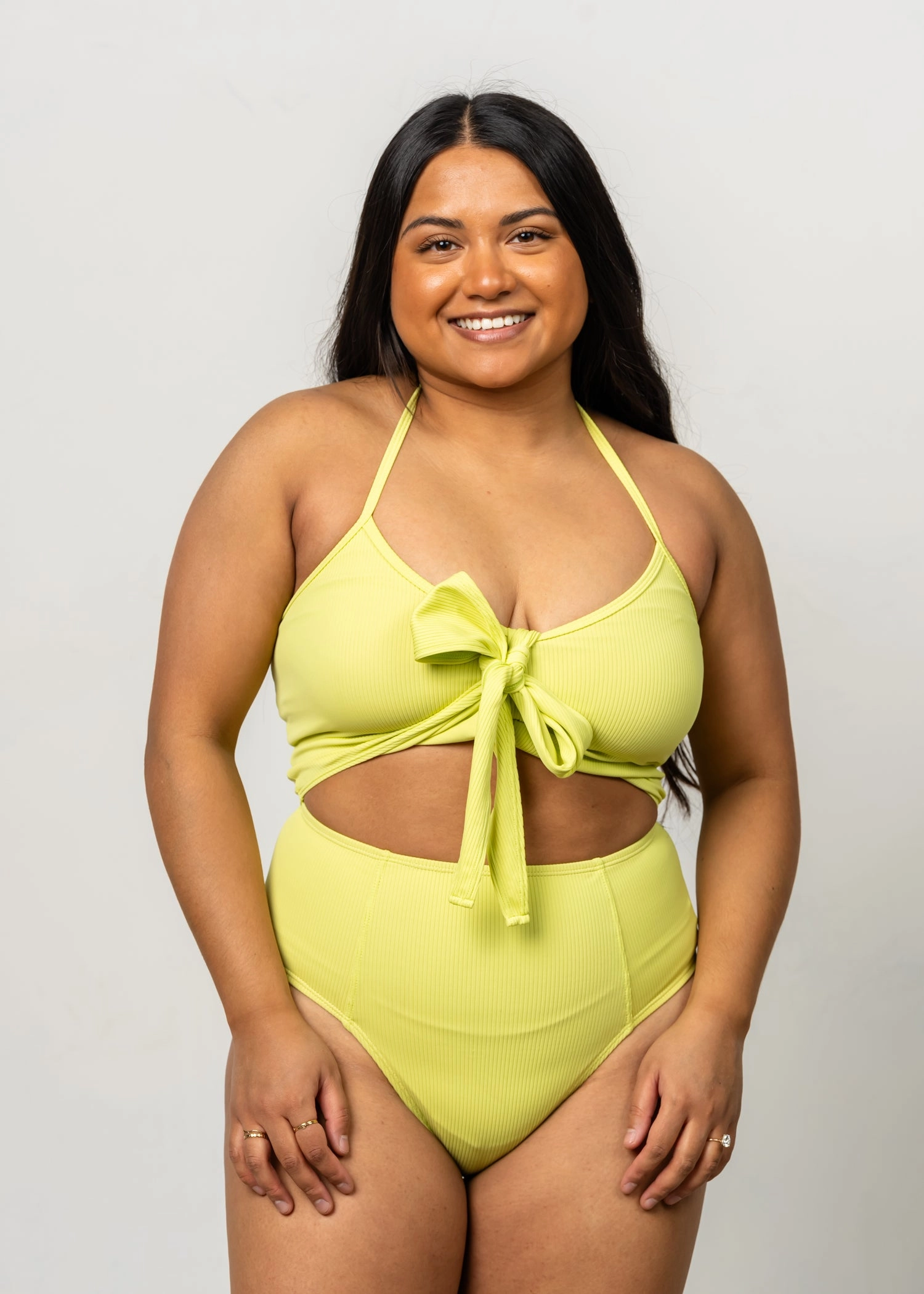 Ribbed Limelight | Tied-Up Top