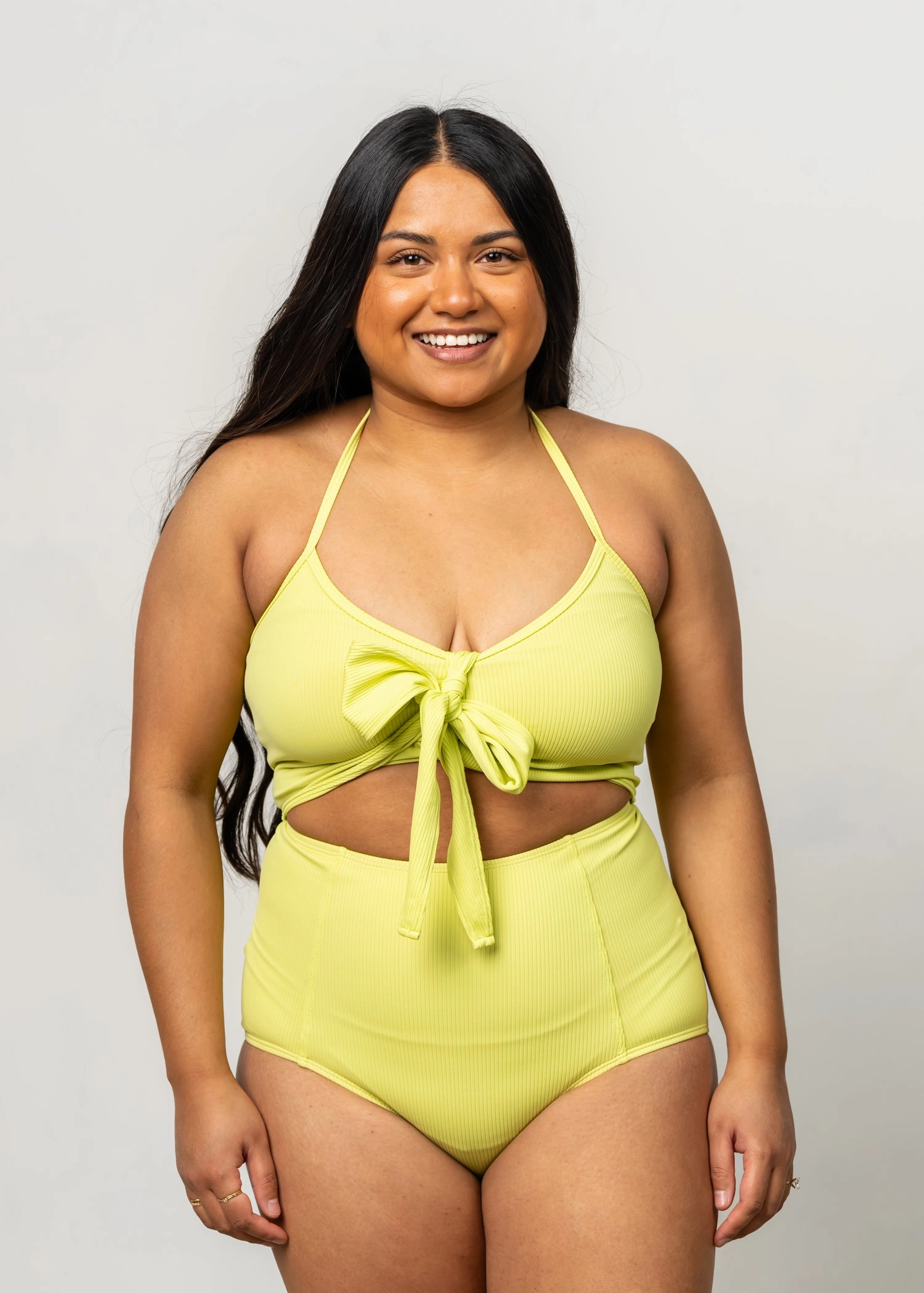 Ribbed Limelight | Tied-Up Top