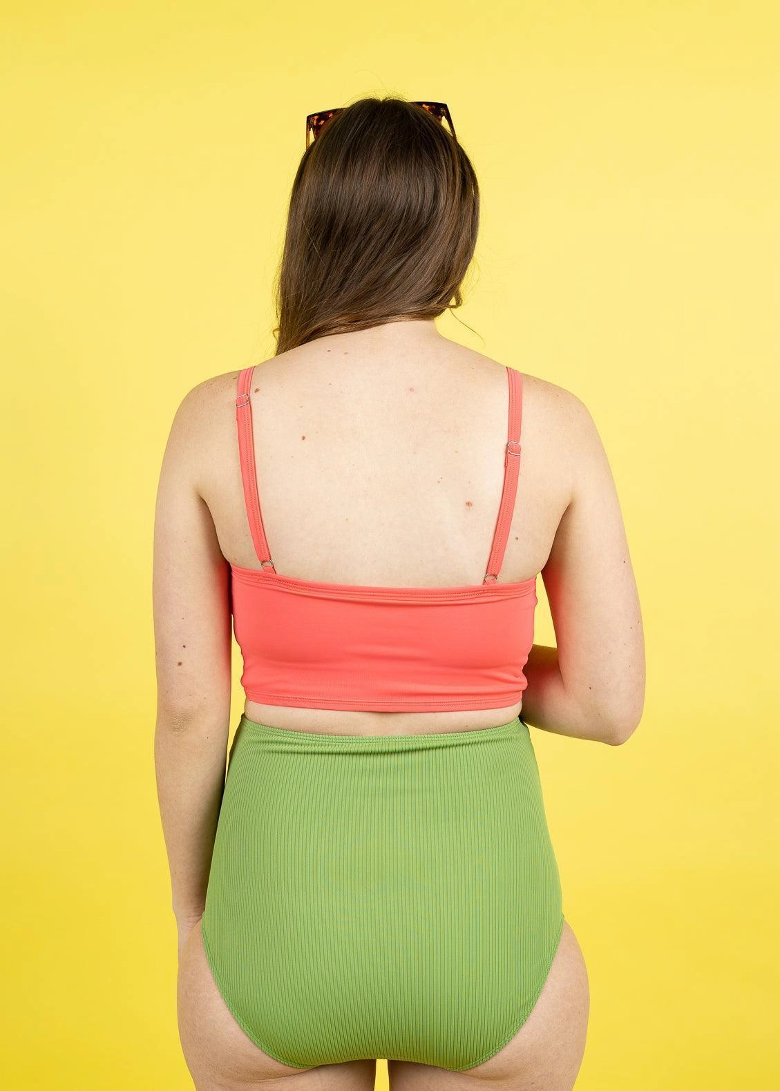 Ribbed Spring Green | Maternity Bottoms