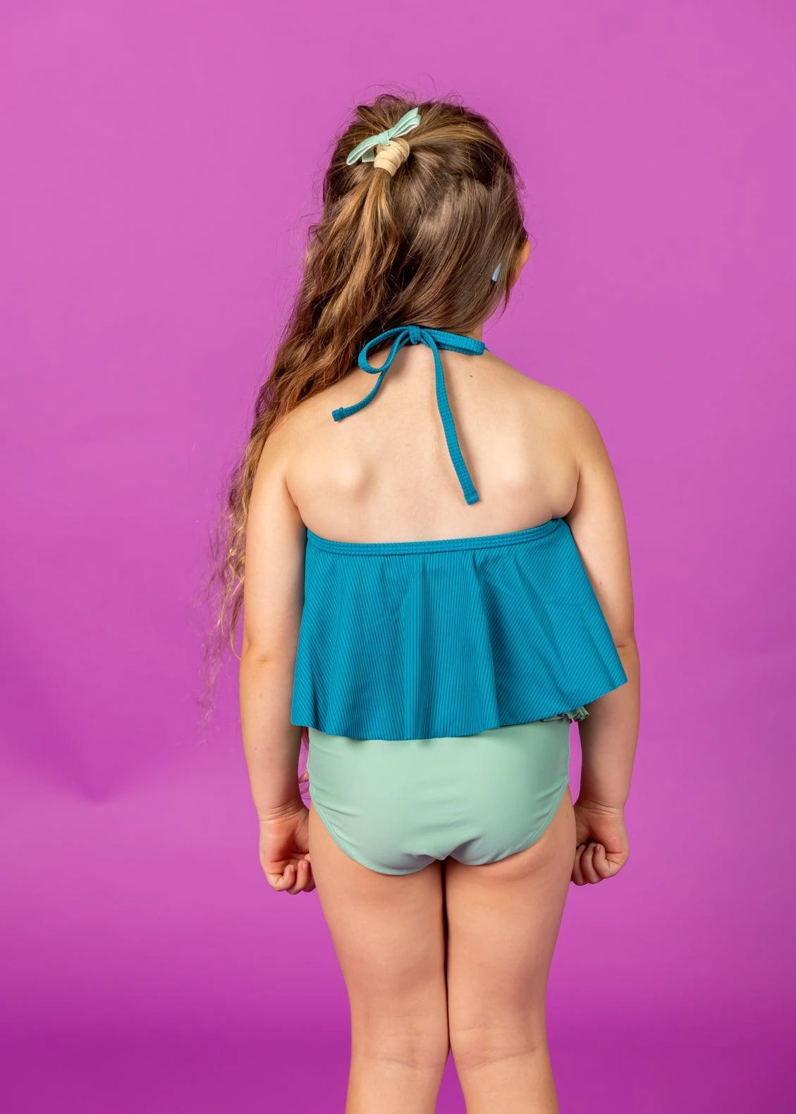Ribbed Tide Pool Blue | Mini Swing Top