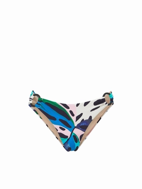 Ring Trim Bottom Palm Island fashionable beach swimwear, modern womens bikinis