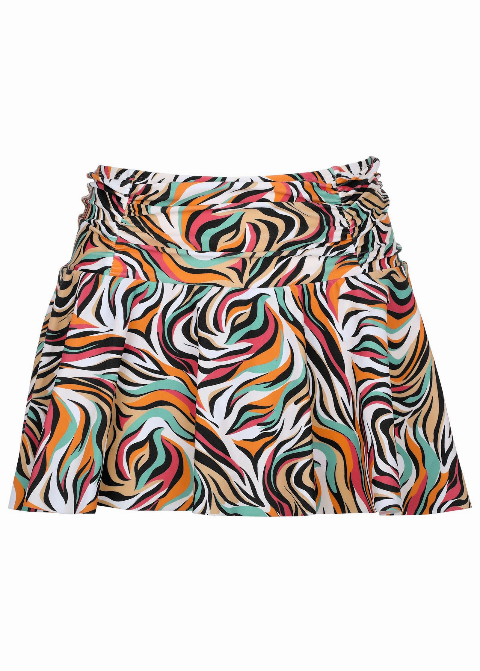 Rio Swim Skirt - Earth Swirls