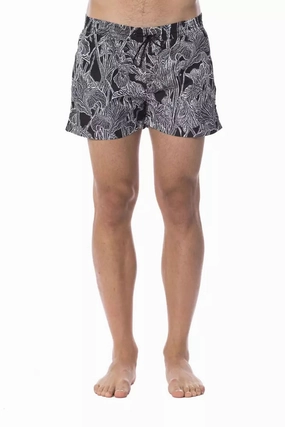 Roberto Cavalli Sport Polyester Men Men's Swimwear mens beach swimwear, quick dry mens swimsuits