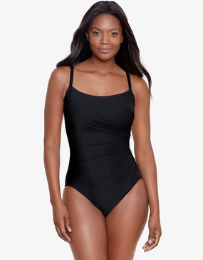 Rock Solid Starr Swimsuit - Black plus size swimwear women, curvy womens swimsuits