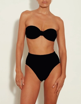 Ruby Bikini Set - Black full coverage swim tops, cute bikini tops