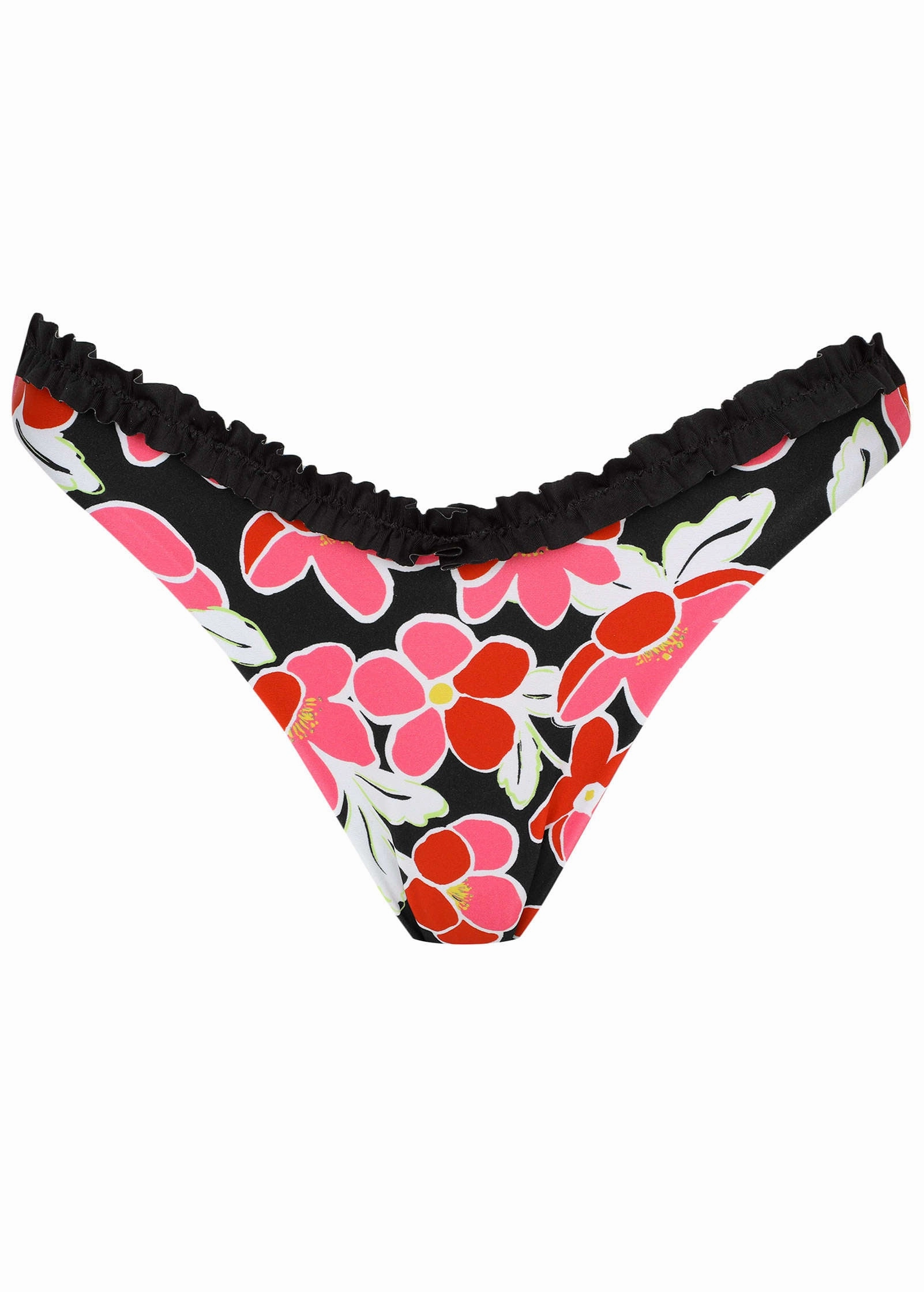 Ruffle Midi Bottom - Cartoon Poppy