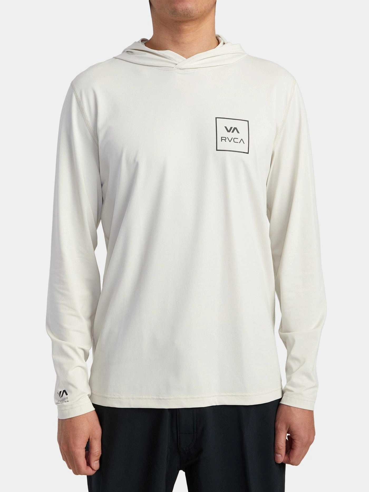 RVCA Surf Hooded Long Sleeve Rashguard men's boardshorts swimwear, long swim shorts for men