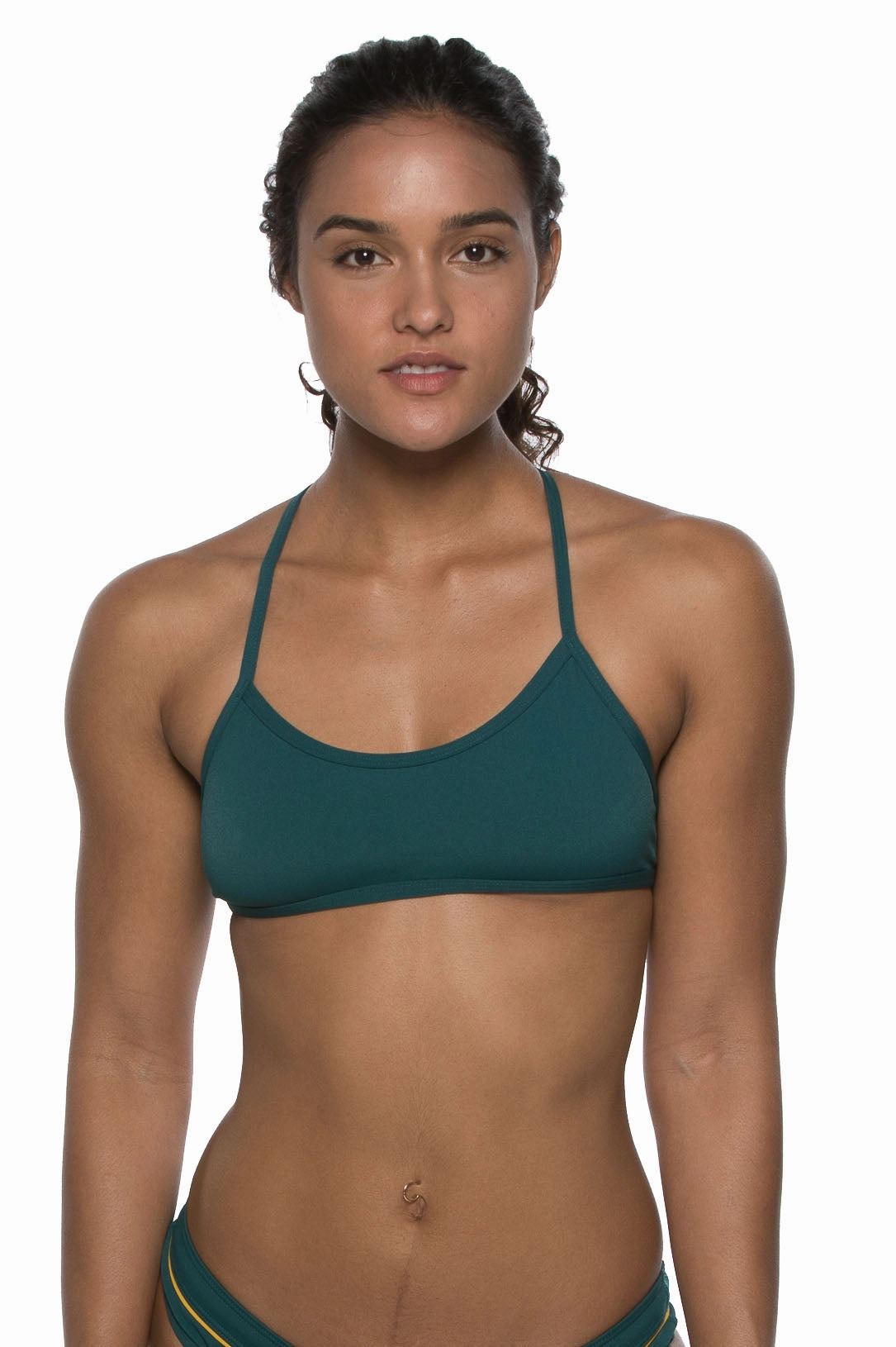 Ryan Bikini Top - Peacock mix and match bikinis, stylish women's bikini options