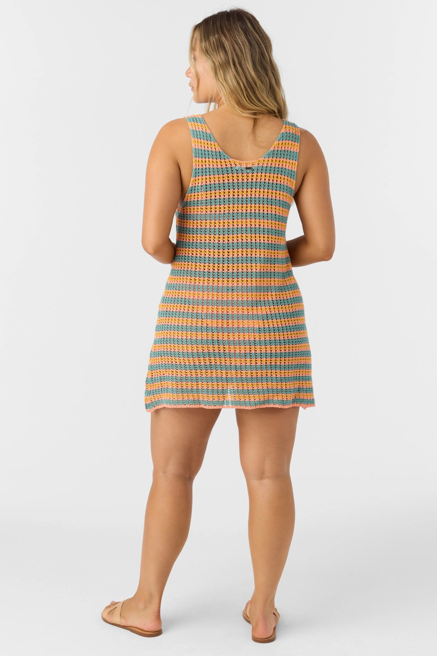 RYAN STRIPE MINI COVER-UP DRESS