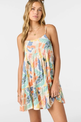 SALTWATER ESSENTIALS RILEE PRINTED DRESS classic women's swimwear, everyday swimwear for ladies