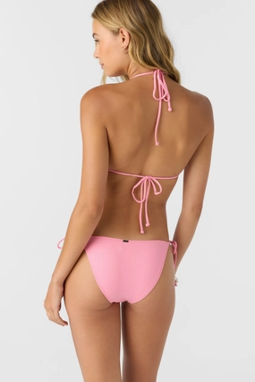 SALTWATER SOLIDS RIB MARACAS MEDIUM BOTTOMS classic women's swimwear, everyday swimwear for ladies