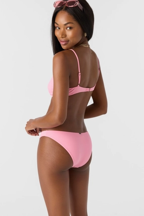 SALTWATER SOLIDS RIB ROCKLEY MEDIUM BOTTOMS classic women's swimwear, everyday swimwear for ladies
