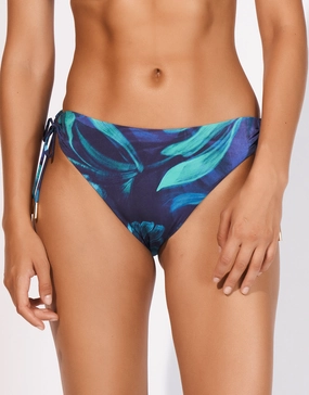 Sanctuary Loop Side Bikini Pant - Lagoon adjustable swim bottoms women, flattering bikini bottoms