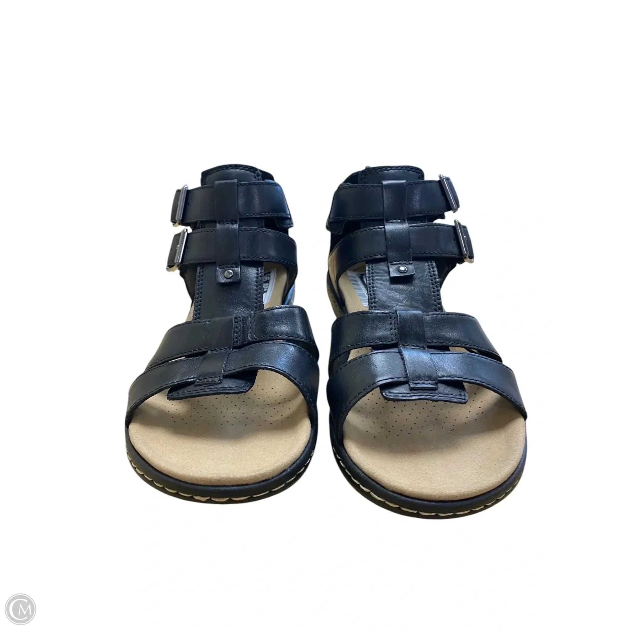 Sandals Flats By Clarks In Black, Size: 7.5 clarks