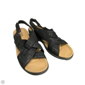 Sandals Flats By Clarks In Black, Size: 8.5 clarks