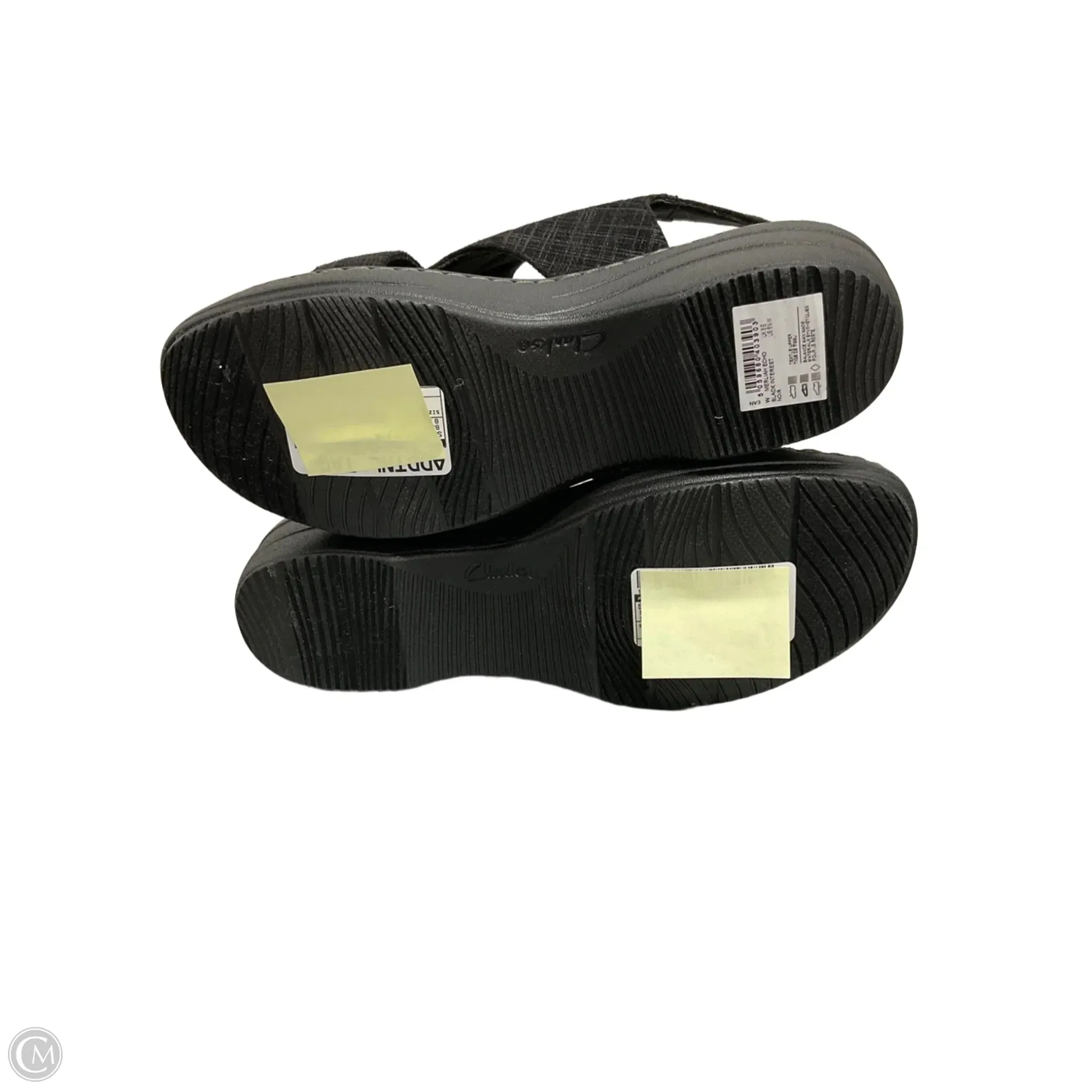 Sandals Flats By Clarks In Black, Size: 8.5 clarks