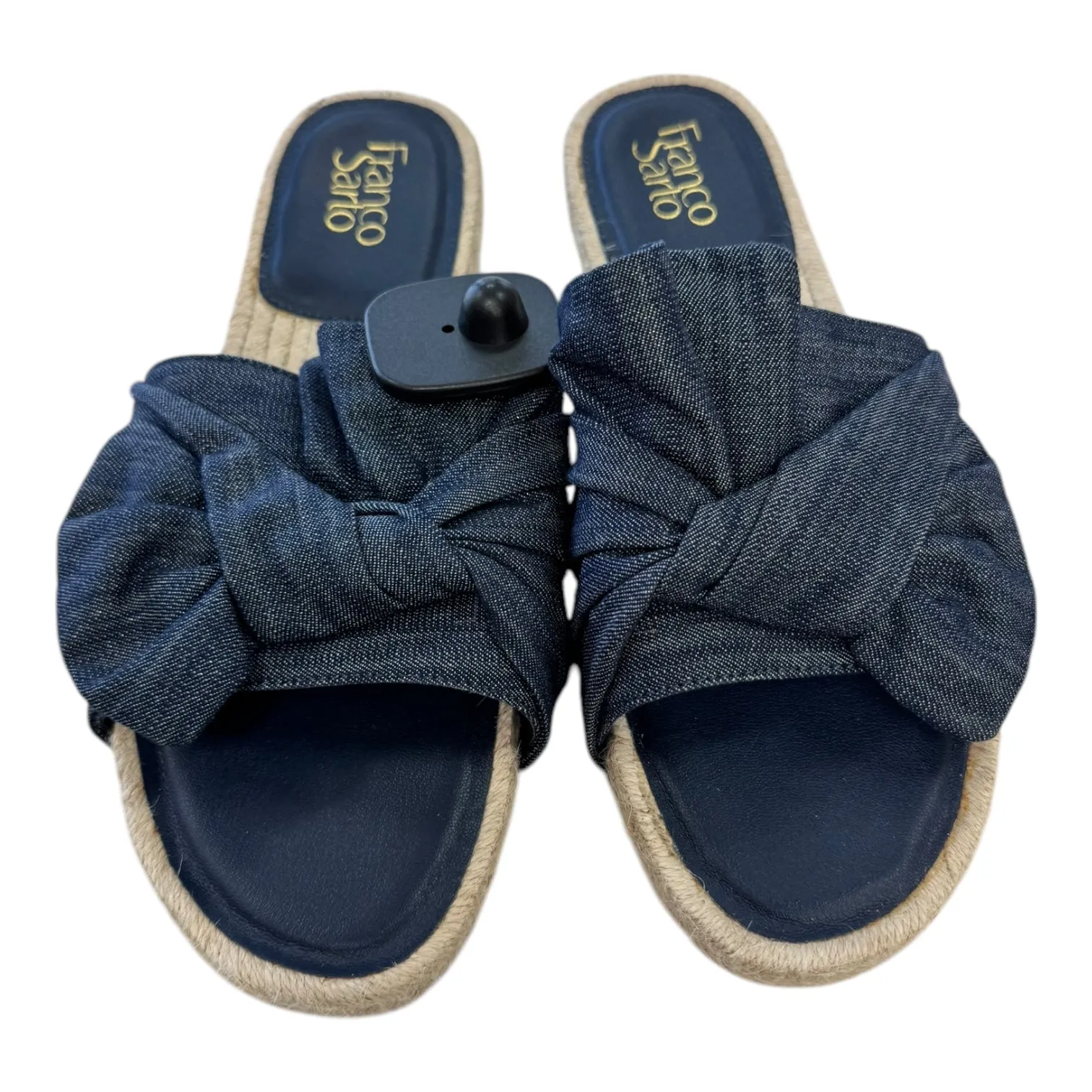 Sandals Flats By Franco Sarto In Blue, Size:10 franco sarto