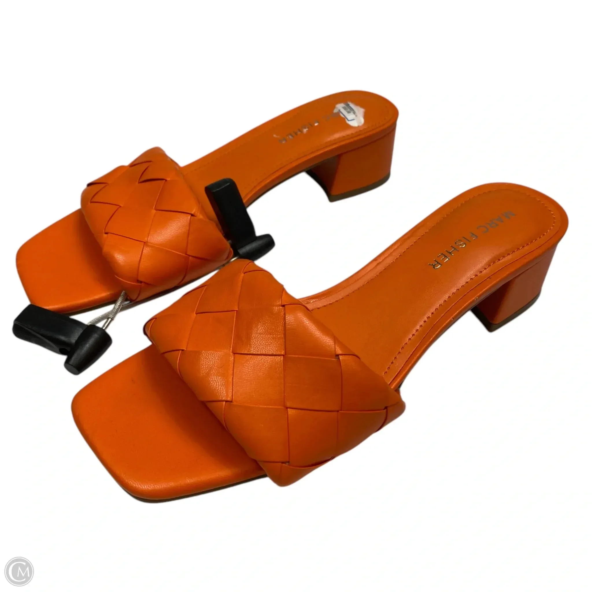 Sandals Flats By Marc Fisher In Orange, Size: 5.5 marc-fisher