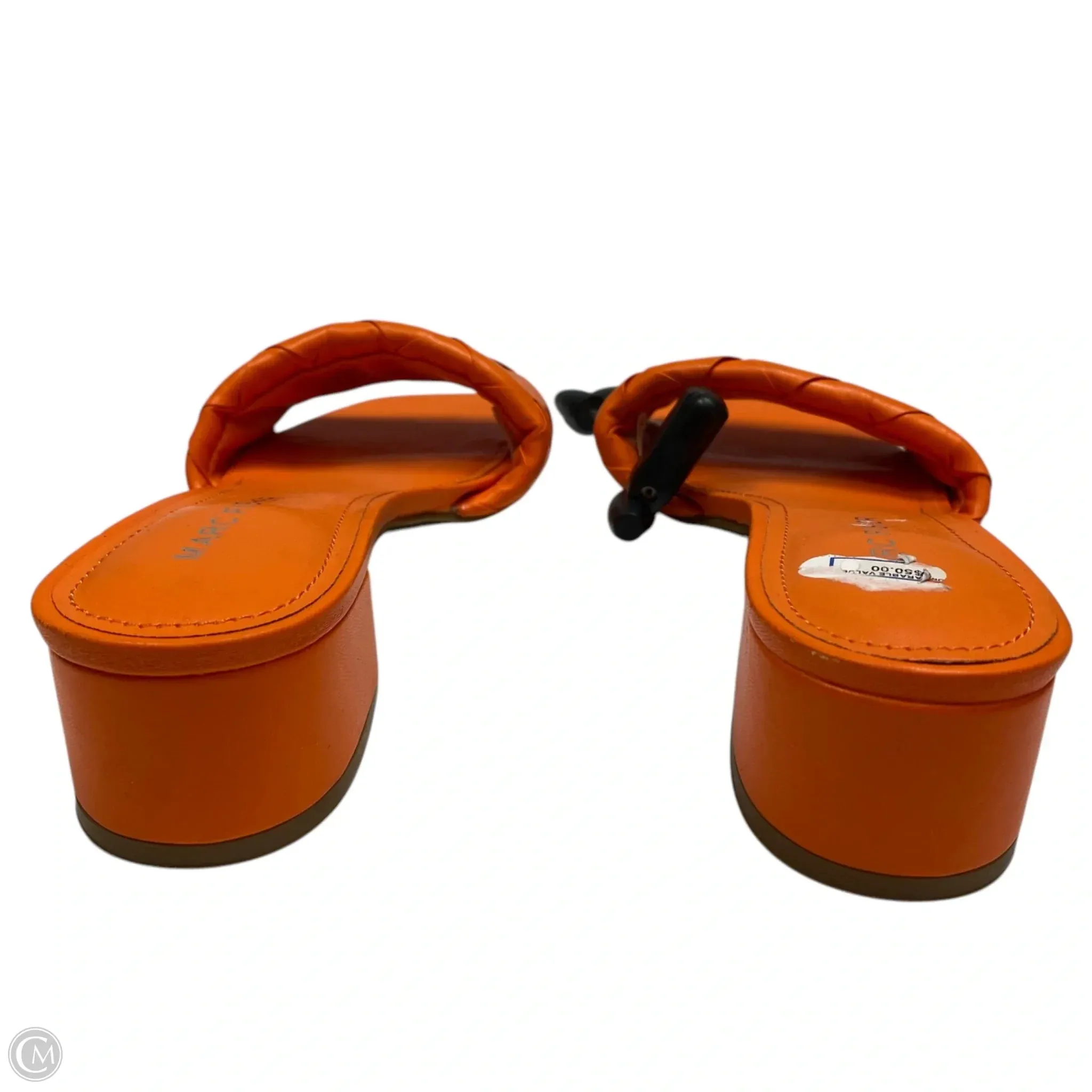 Sandals Flats By Marc Fisher In Orange, Size: 5.5 marc-fisher