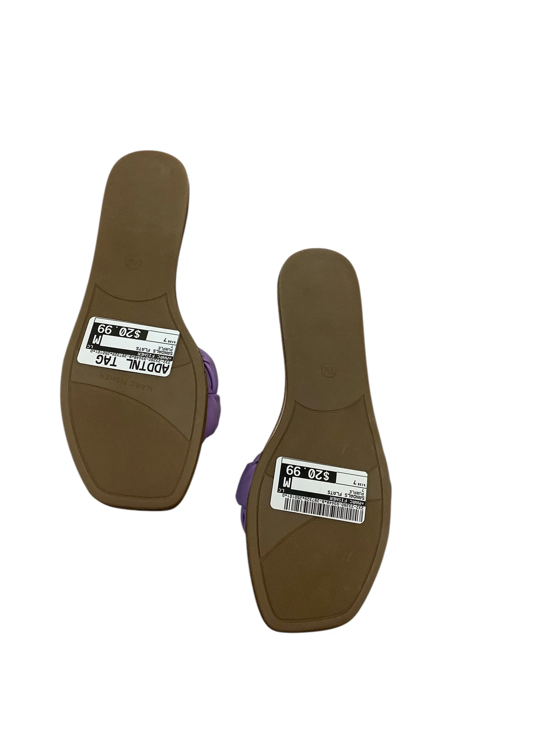 Sandals Flats By Marc Fisher In Purple, Size: 7 marc-fisher