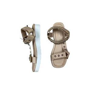 Sandals Flats By Marc Fisher In Tan, Size: 8 marc-fisher