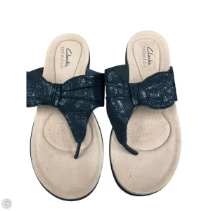 Sandals Flip Flops By Clarks In Black, Size: 6.5 clarks