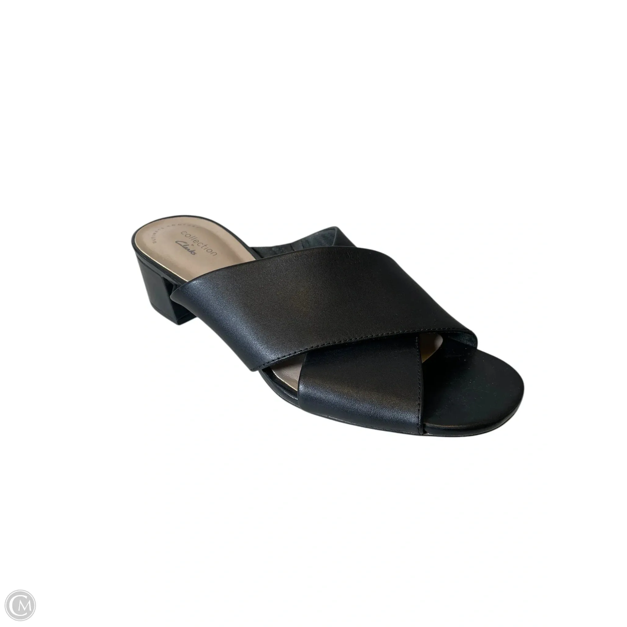 Sandals Heels Block By Clarks In Black, Size: 8 clarks