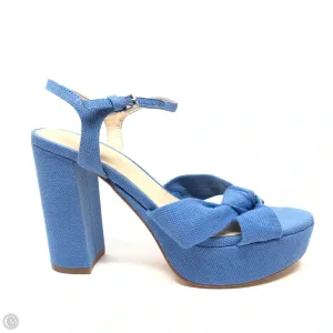 Sandals Heels Block By Marc Fisher In Blue, Size: 6 marc-fisher