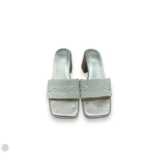 Sandals Heels Block By Marc Fisher In Gold, Size: 10 marc-fisher