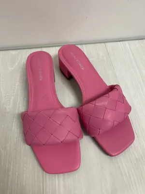 Sandals Heels Block By Marc Fisher In Pink, Size: 7 marc-fisher