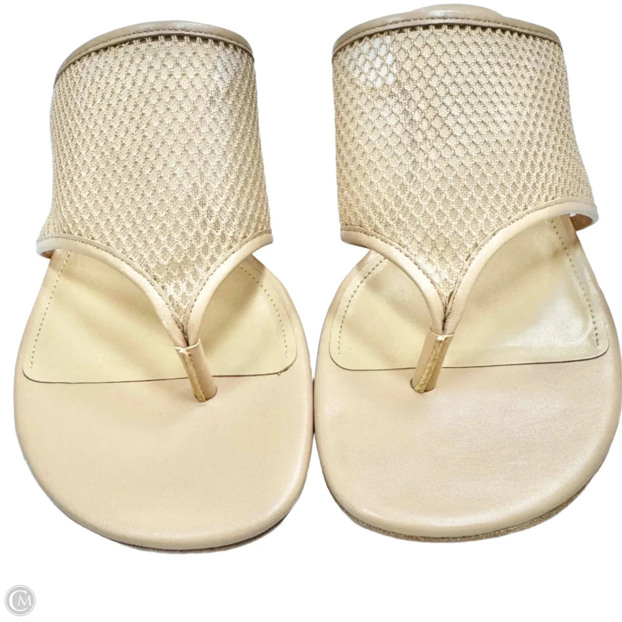 Sandals Heels Kitten By Marc Fisher In Tan, Size: 8.5 marc-fisher