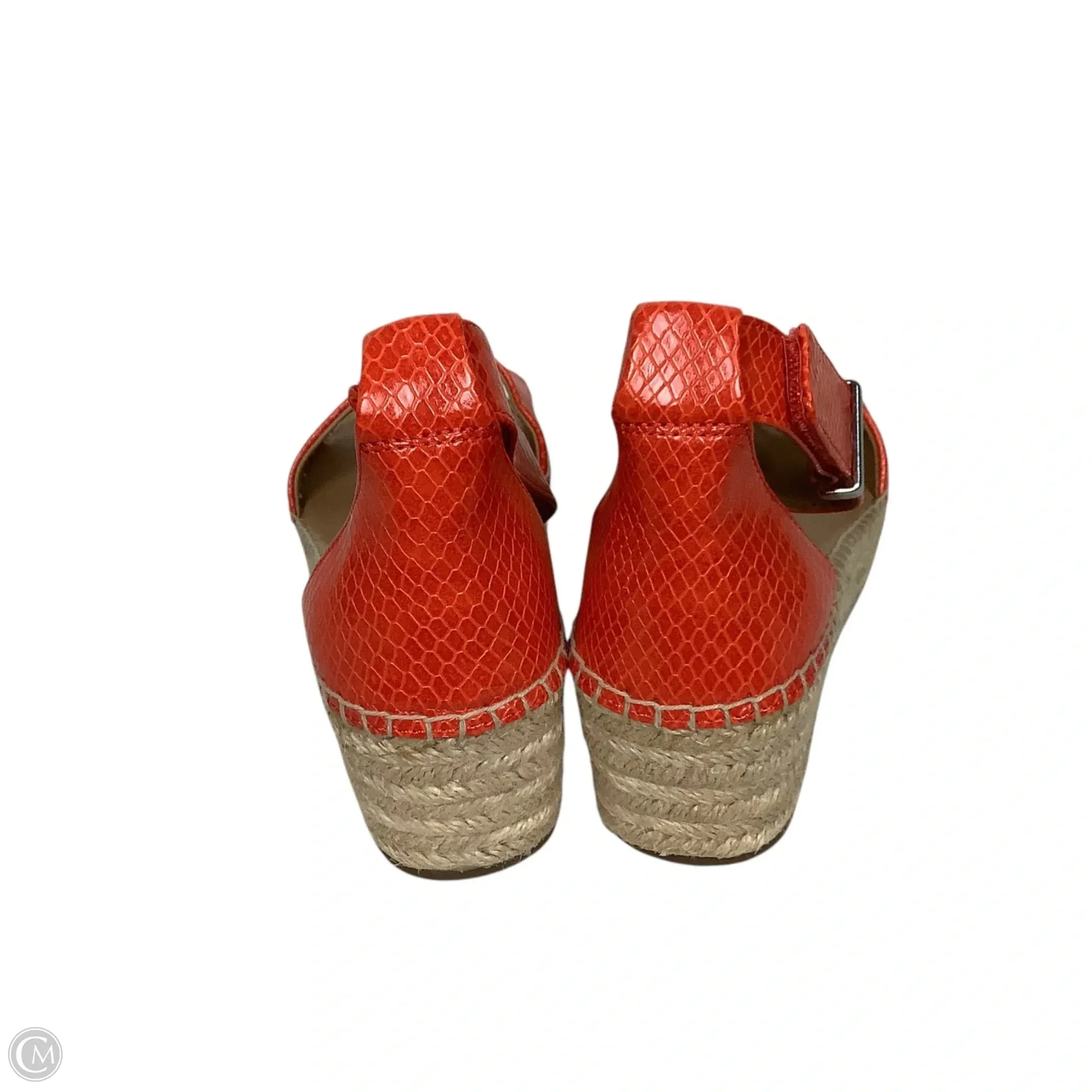 Sandals Heels Platform By Franco Sarto In Orange, Size: 7.5
