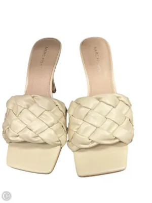 Sandals Heels Stiletto By Marc Fisher In Beige, Size: 8 marc-fisher