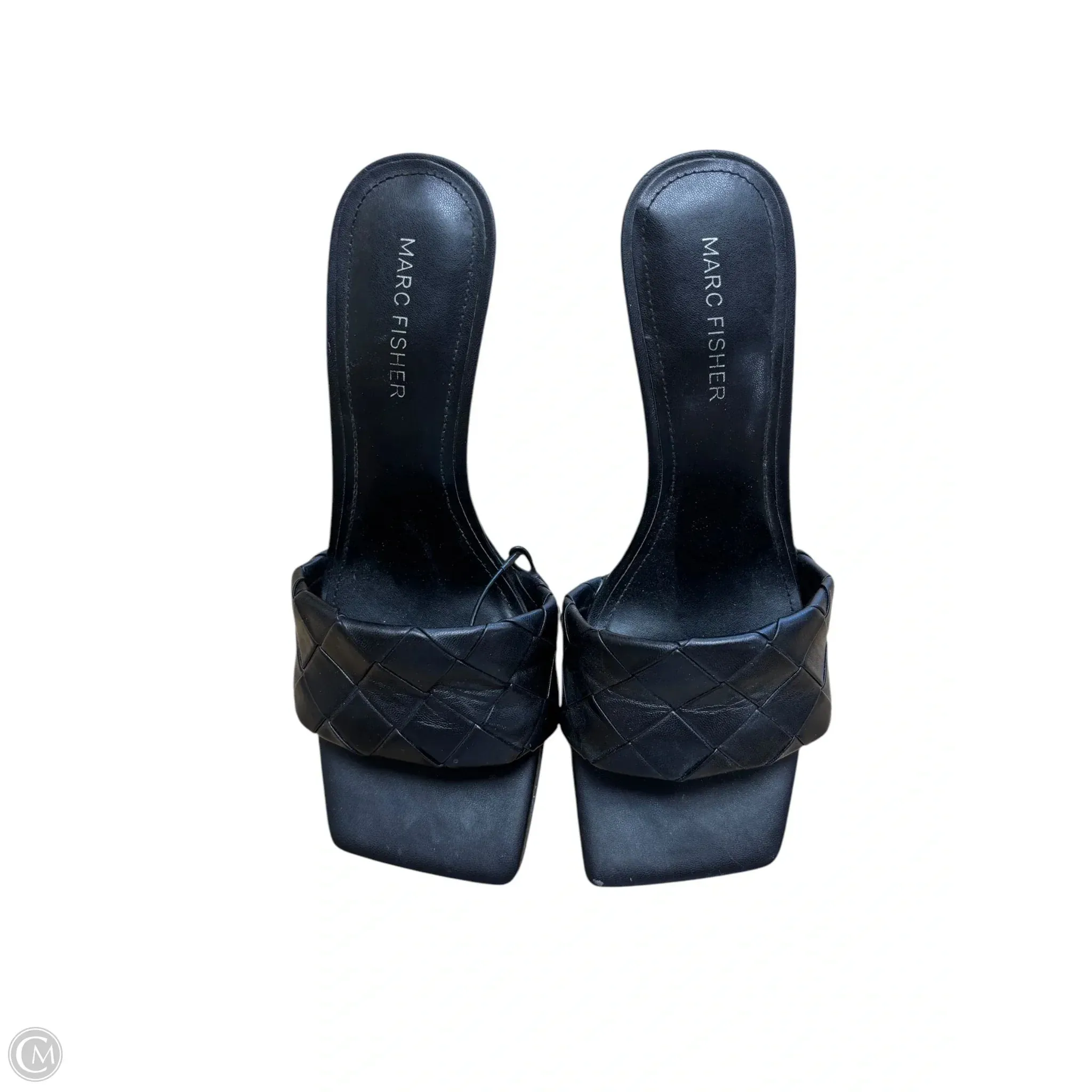 Sandals Heels Stiletto By Marc Fisher In Black, Size: 8 marc-fisher