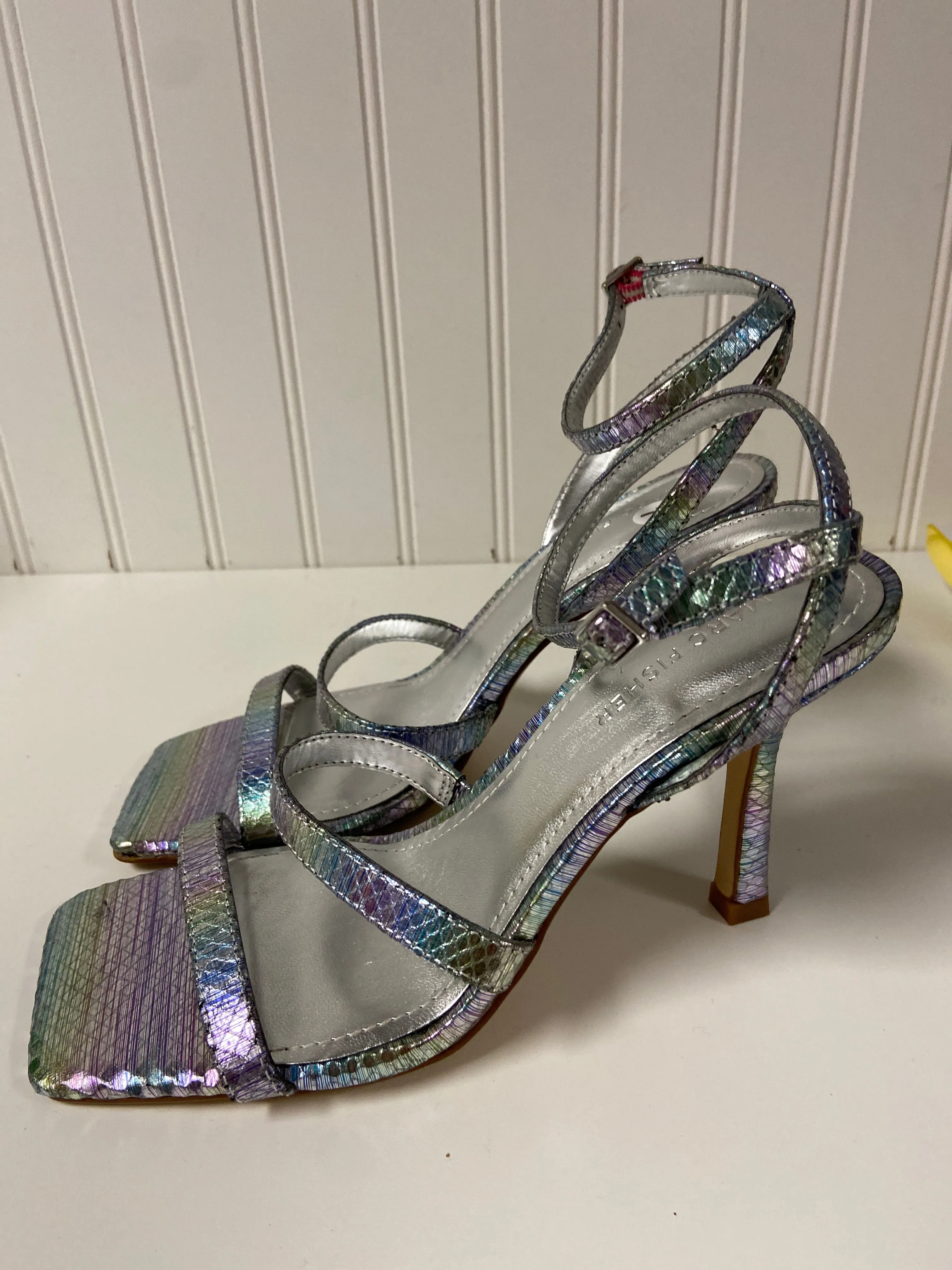 Sandals Heels Stiletto By Marc Fisher In Multi-colored, Size: 7 marc-fisher