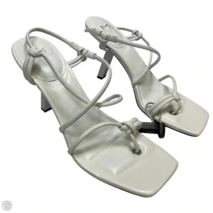 Sandals Heels Stiletto By Marc Fisher In White, Size: 10 marc-fisher