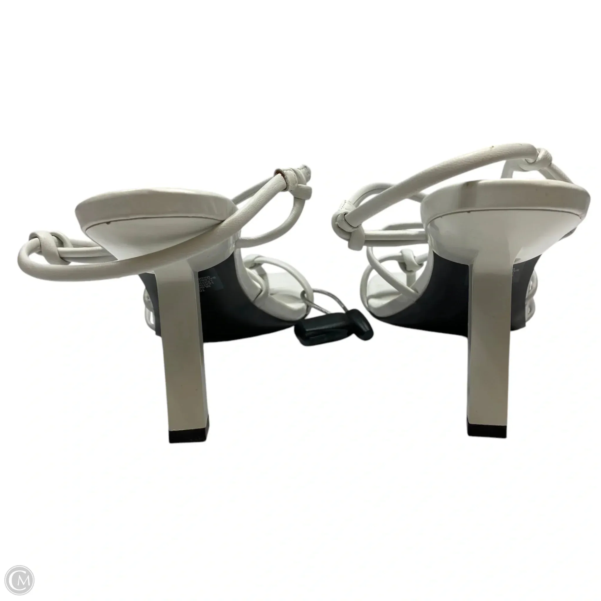 Sandals Heels Stiletto By Marc Fisher In White, Size: 10 marc-fisher