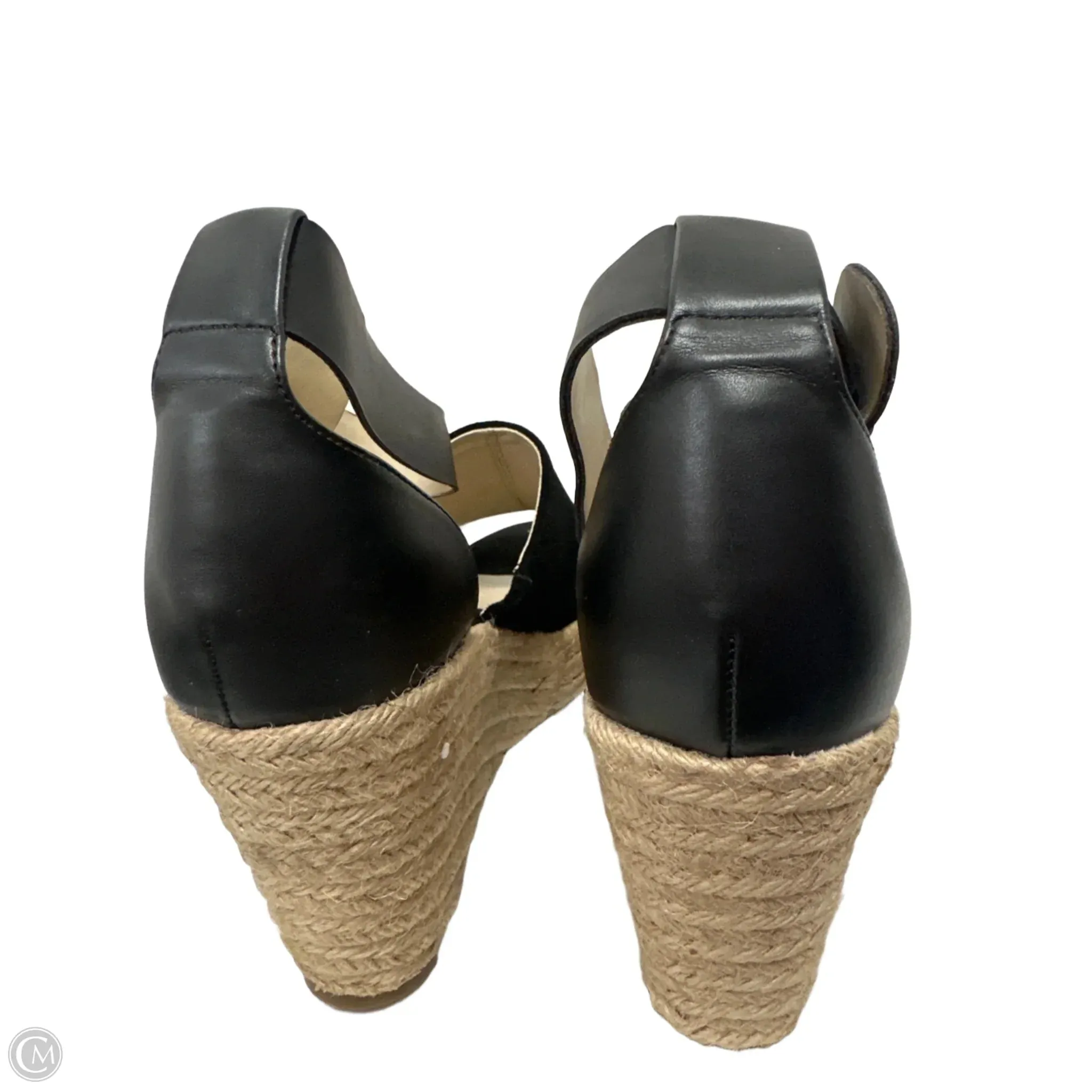 Sandals Heels Wedge By Marc Fisher In Black, Size: 10 marc-fisher