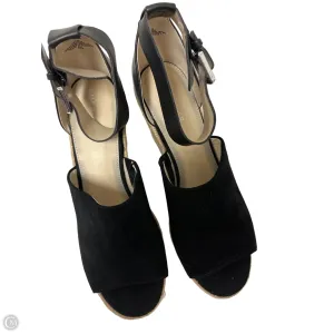 Sandals Heels Wedge By Marc Fisher In Black, Size: 10 marc-fisher