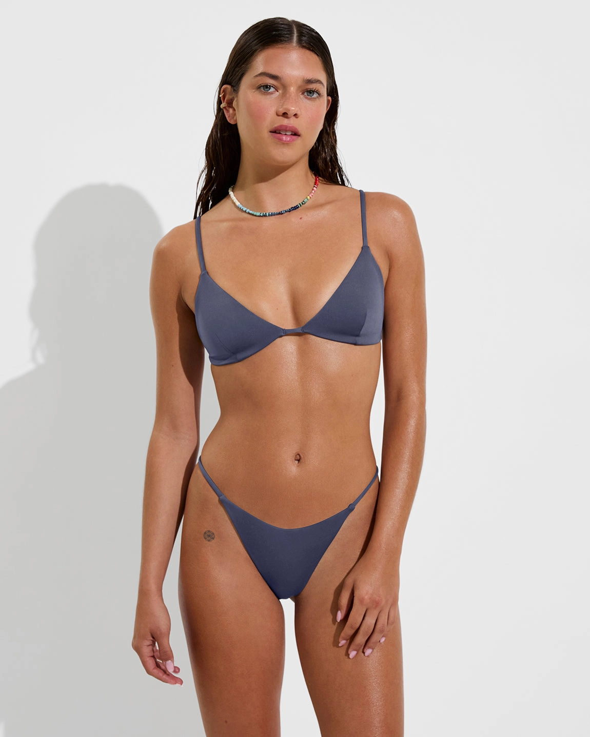 Sandy Top - Varsity lightweight women's swimwear, chic swim outfits for beach