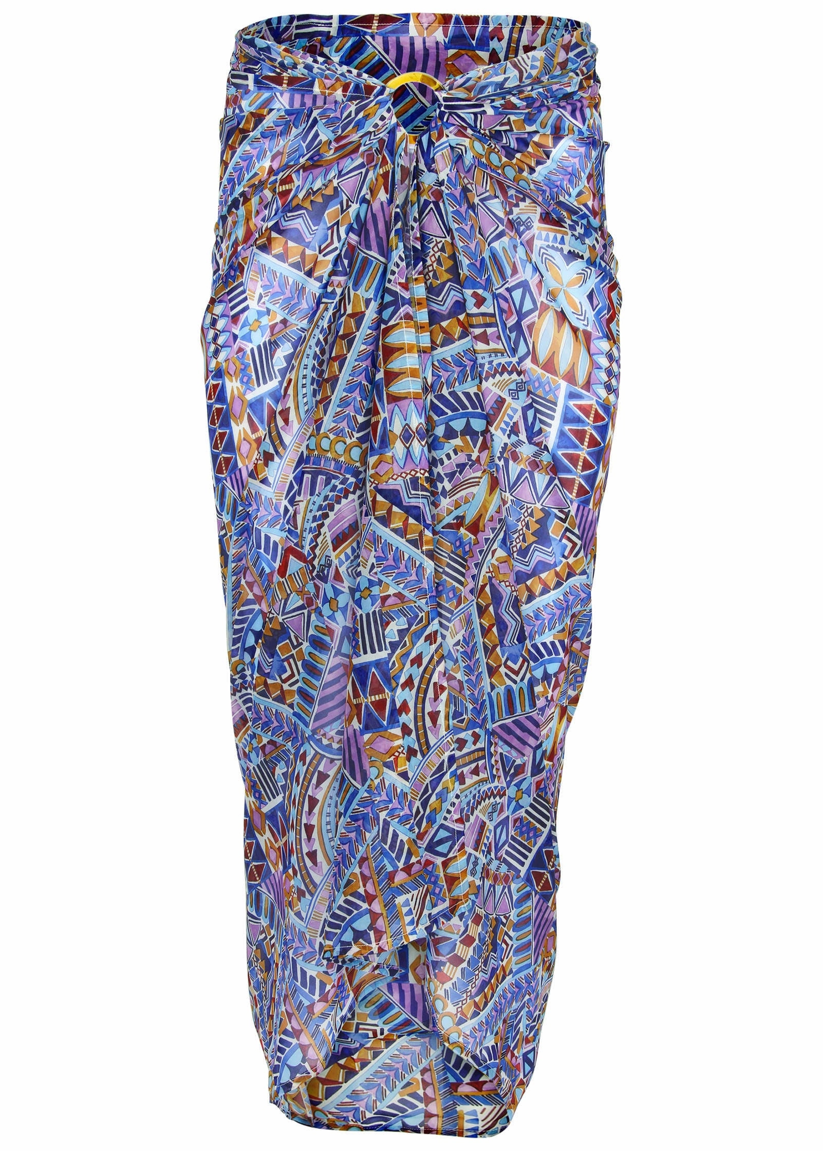 Sarong Cover-Up - Aztec Patchwork