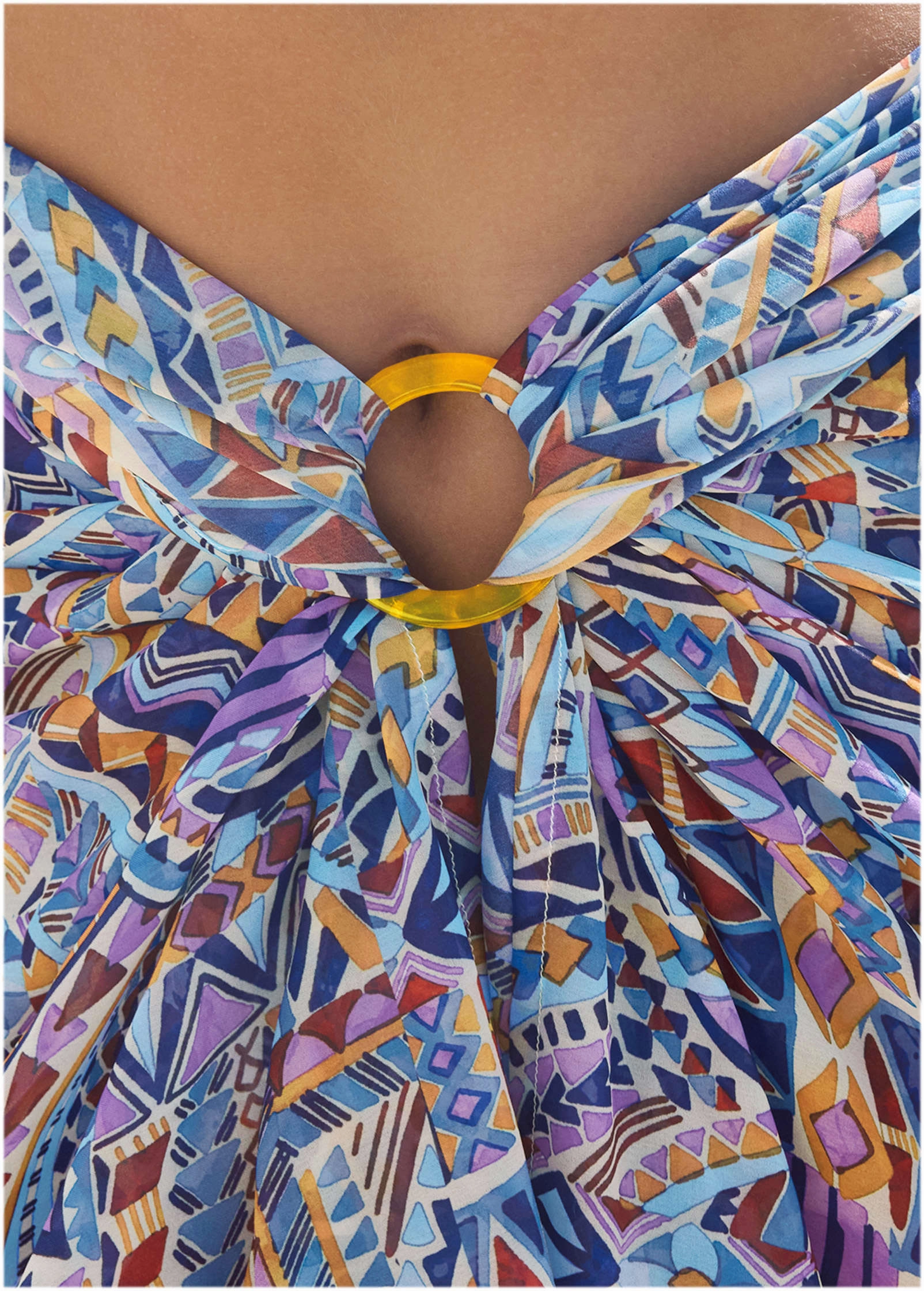 Sarong Cover-Up - Aztec Patchwork