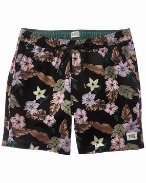 Scotch & Soda Nostalgia Floral Swim Trunk mens full coverage swimwear, stylish mens swim trunks