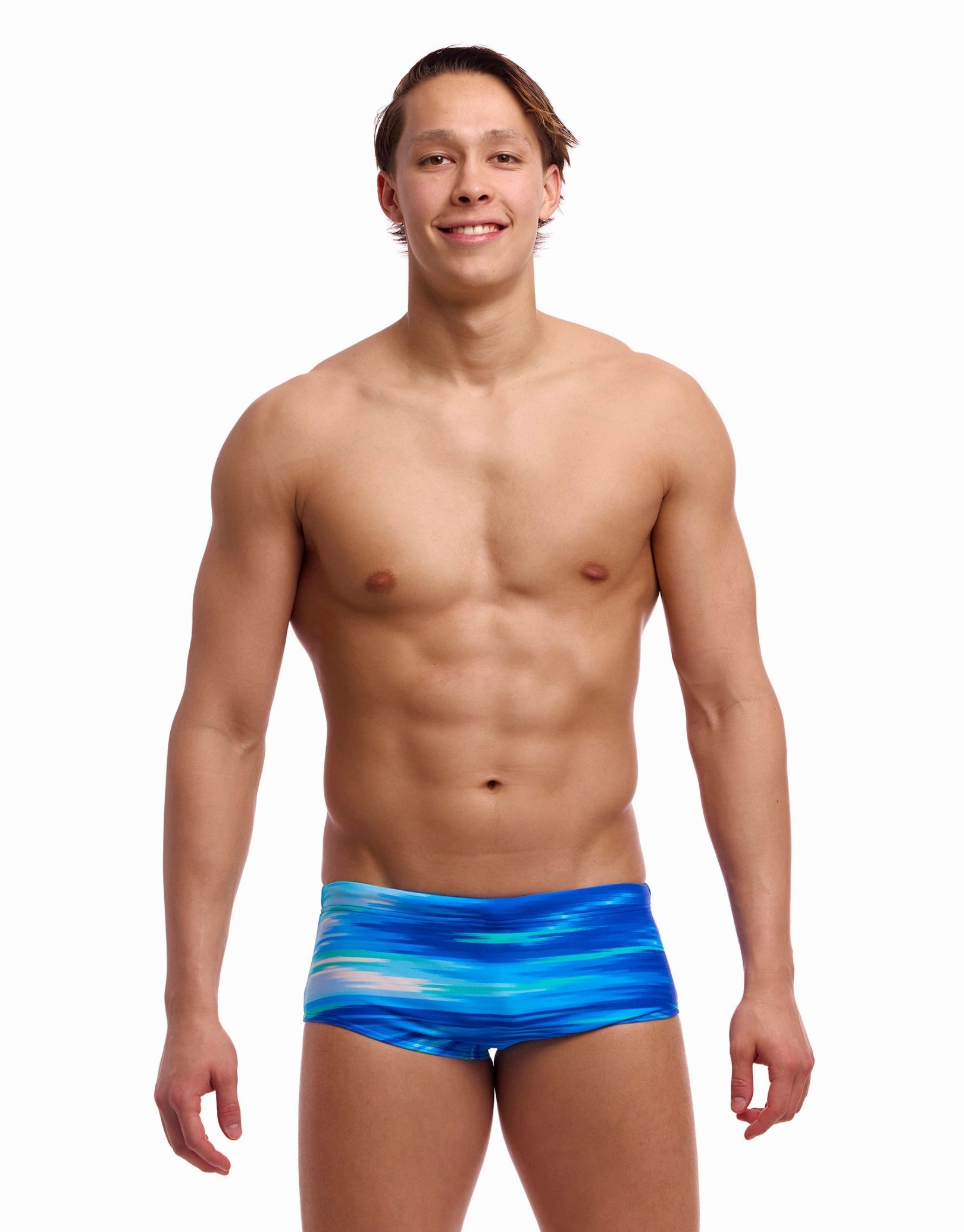 Sea Breeze Sidewinder Swim Trunks - Blue casual mens swimwear, affordable swimwear for men