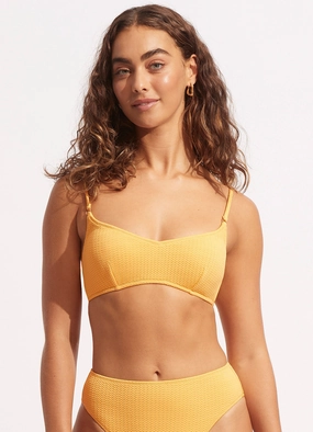 Sea Dive Bralette - Tuscan Sunset flattering swimwear women, comfortable swimwear for women