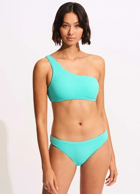 Sea Dive Hipster Pant - Aruba Blue modern womens swimwear, one piece swimsuits women